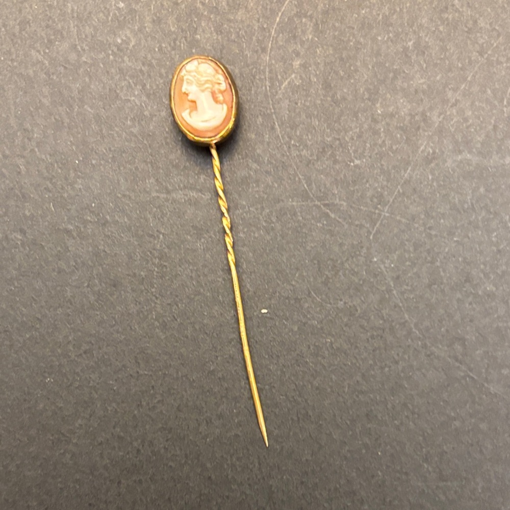 Vintage Cameo Stick Pin